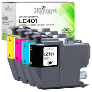 Cartucho de tinta para Brother LC401 para MFC-J1010DW J1012DW J1170DW - Imagen 1 de 8