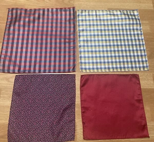 Tommy Hilfiger Abito Floreale Giacca Sciarpa Tascabile + 3 - Quadrati a quadretti & Rosso Solido - Foto 1 di 10