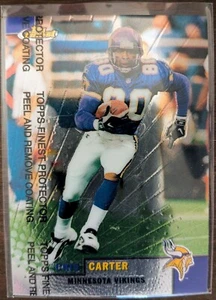 1999 Topps Finest - #24 Cris Carter with Coating - Picture 1 of 2