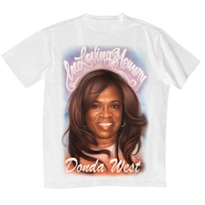 Kanye West Donda Kardashian Saint Pablo In Memory Tee - White - Picture 1 of 3