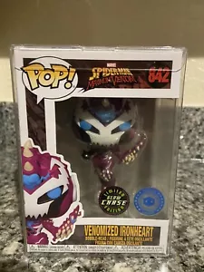 Funko POP! Venomized Ironheart 842 Glow in the dark GITD Chase PIAB -w/Protector - Picture 1 of 6