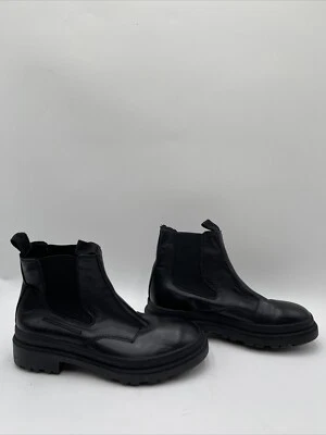 Botas Chelsea Mujer Aquatalia Tessy Cuero Negras Talla 8M Foto 1 de 4