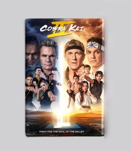 COBRA KAI / STAFFEL 4 (2022) - 2"" x 3"" FILMPOSTER MAGNET (Karatekind 2 3 Dojo) - Bild 1 von 2