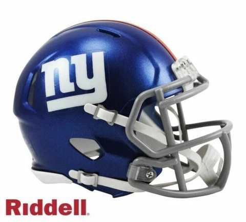 New York Giants Speed Riddell Football Mini Helmet New in box Cover