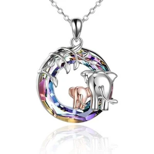 Elephant Necklace Gifts for Women Mother Daughter Christmas Birthday Gift for Mo - Picture 1 of 7
