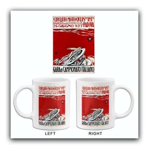 1923 Italian Championship Motorcycle Race - Promotional Advertising Mug - Picture 1 of 3
