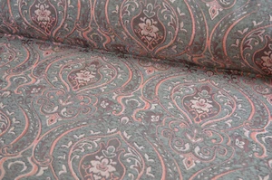 Möbelstoff Bezugsstoff Polsterstoff Meterware Stof Jacquard Ornament Barock Rank - Bild 1 von 11