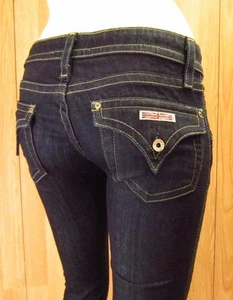 HUDSON JEANS STELLA SKINNY FIT WOMEN'S DESIGNER BLUE JEANS SIZE 24 X 32 - Picture 1 of 7
