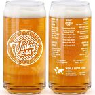 80th Birthday Gifts For Men & Women - Vintage 1944 20 Oz Double-Sided Beer Ca...