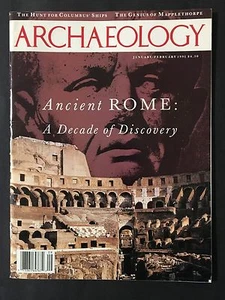 Archaeology Magazine January/February 1991 Ancient Rome - Imagen 1 de 1