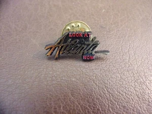 Vintage Lapel Pin "Look At Atlanta Now" - Picture 1 of 4