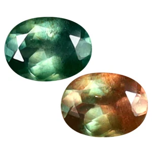 0.18 ct Five-star Oval Shape (4 x 3 mm) Un-Heated Color Change Alexandrite - Picture 1 of 3