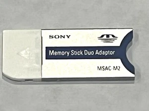 Sony Memory Stick Duo Adapter Blue MSAC-M2 OEM - Picture 1 of 2