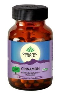 Lote de 2 paquetes de canela orgánica India 120 digestión antioxidante cuidado ayurvédico - Imagen 1 de 3