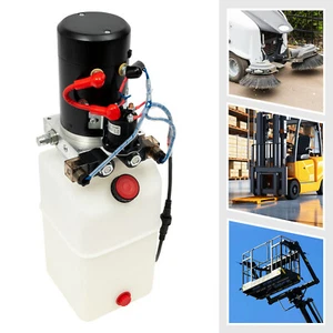 Einfachwirkende Hydraulikpumpe - 6QT Kapazität, 22MPA, DC 12V Aggregat - Bild 1 von 17