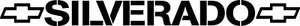 Fits Silverado After Market Decal Chevy 45" Windshield sticker truck bow tie - Picture 1 of 2