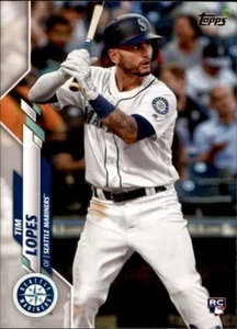 2020 Topps Series 2 #654 Tim Lopes Base Rookie Card Lotto di (10) Mariners RC - Foto 1 di 1