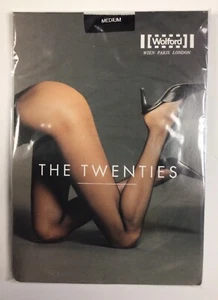 Wolford Twenties Black Comfort Fishnet Tights Hosiery - Women's Medium - Picture 1 of 2