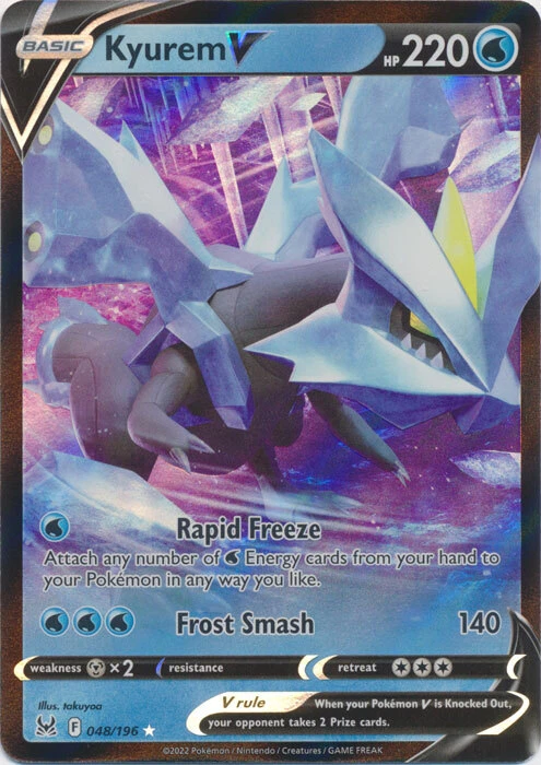 Kyurem V - 048/196 Ultra Rare Lost Origin NM Pokemon TCG - Image 1 of 1