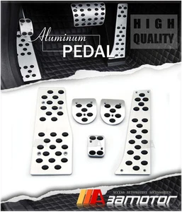 Aluminum Manual MT Pedal Set Gas Brake Clutch Rest Pedal fits Mercedes Benz W204 - Picture 1 of 1