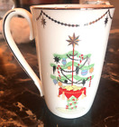 Lenox Silver Decor Tall 5 Mug Lenox A Time For Trimming Christmas Holiday