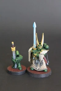 Warhammer 40k Space Marine Dark Angel Dark Vengance Chapter Master Pro Painted - Picture 1 of 1