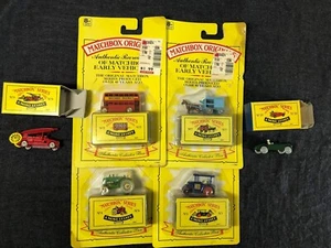 6 Matchbox Originals Lesney Cars ln Boxes & On Cards 1991 No.s 1, 4, 5, 7, 9, 19 - Picture 1 of 2
