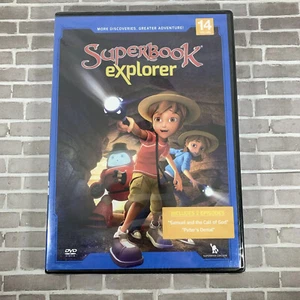 Superbook Explorer Volume 14 DVD Samuel and the Call of God Peter's Denial - Imagen 1 de 8