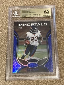 2019 Panini Certified Immortals Mirror Blue #107 Devin Hester SP /50 BGS 9.5 HoF - Bild 1 von 4