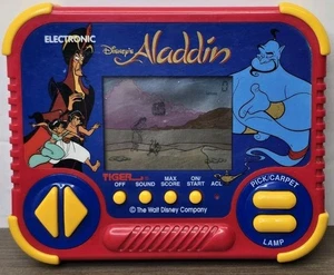 1990 Disney's Aladdin Tiger Electronics Vintage Handheld Video Game Tested Works - Picture 1 of 13