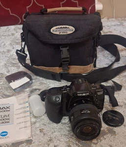 Minolta Maxxum 400si SLR 35mm Camera w/ Minolta AF Zoom 35-70mm Lens & Case - Picture 1 of 21
