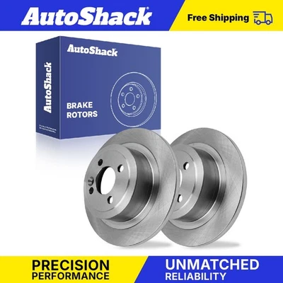 Rear Brake Rotors Pair for 2006-2013 Mini Cooper 1.6L - Imagem 1 de 4
