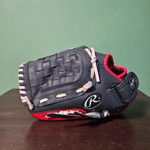 Rawlings Baseball Glove 11.5" Black Red PL115G Players Series Right Hand Throw - Picture 1 of 9