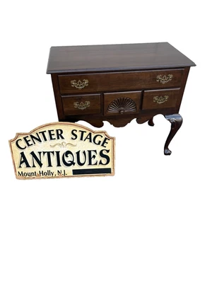 66716 Ethan Allen Mahogany Low Boy Dresser Chest - Image 1 of 4