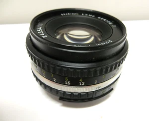 Nikon 50mm f: 1.8 35mm Film Camera Lens Series E Ais Vintage Classic - Picture 1 of 10