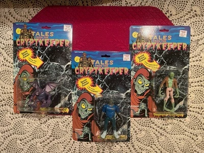 Lote de 3 figuras de acción TALES FROM THE CRYPTKEEPER - Gárgola, Zombi y Frank Foto 1 de 4