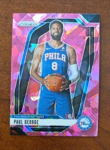 2024-25 Panini Prizm Pink Cracked Ice Paul George #50 Philadelphia 76ers - Picture 1 of 1