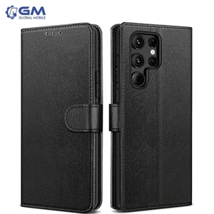 Leather Wallet Flip Stand Case for Samsung S22 S23 S24 S25 Ultra Plus UK Stock - Picture 1 of 7