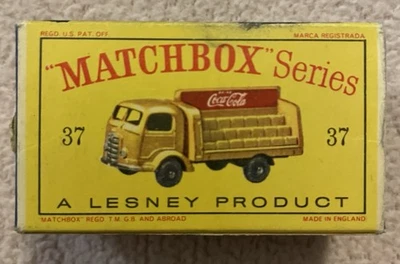 Truck Lesney Matchbox Series #37-B  Coca Cola  in box - Image 1 of 3