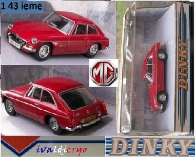 MG B GT V8 rouge 1973 dinky matchbox dy019b en boite 1990's 1/43 - Photo 1/4