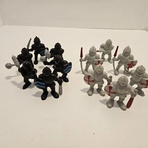 Vintage Keenway Fisher Price x12 Great Adventures Knights Medieval Figures Toys - Picture 1 of 9
