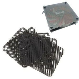 5-20*Computer Case Dustproof Net 40mm Fan Dust Filter PVC Speaker Horn Net Cover - Photo 1/25