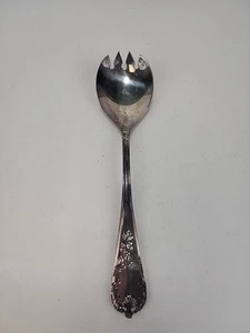 Markenlose galvanisierte Nickel & Silber Salatgabel - Bild 1 von 8