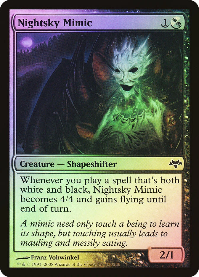 MTG FOIL Nightsky Mimic  - Eventide #91 - Image 1 of 1