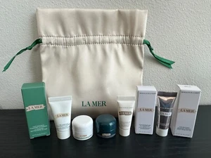 La Mer NEW 5 *deluxe* fresh, night cream SPF samples original cosmetics pouch - Picture 1 of 3