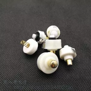 2PCS LED Strong Light Flashlight Rear Button Torches Switch w/ Springs - Picture 1 of 26