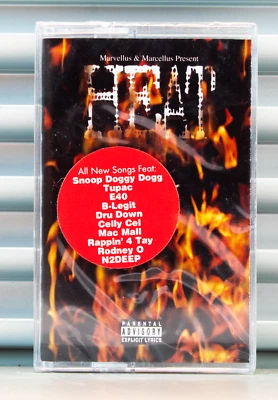 Heat (Marvellus & Marcellus) Cassette Tape 2Pac Snoop e40 Dru Down SEALED - Image 1 of 2