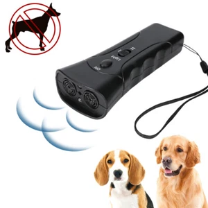 3 En 1 Dispositivo De Control Para Ladridos De Perros Ultrasonico Anti Barking - Picture 1 of 13