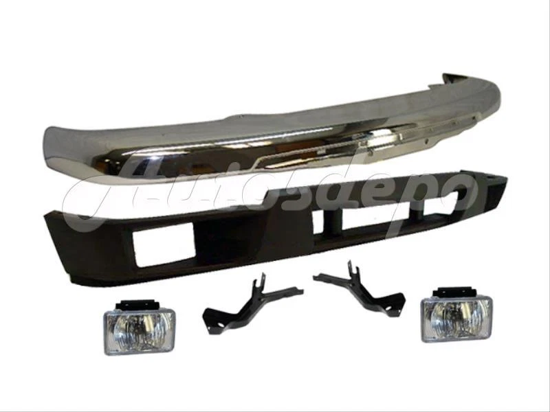 PARAGOLPES DELANTERO CROMADO CENEFA LUZ ANTINIEBLA PARA 04-12 COLORADO CANYON (SIN DEPORTE) Foto 1 de 1