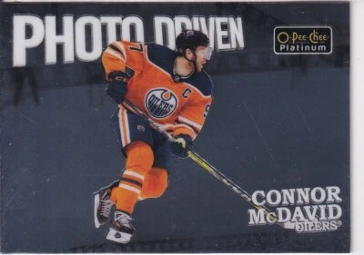 Connor McDavid, Edmonton Oilers 2022-23 O-Pee-Chee Platinum Photo Driven #PD-2 - Image 1 of 2